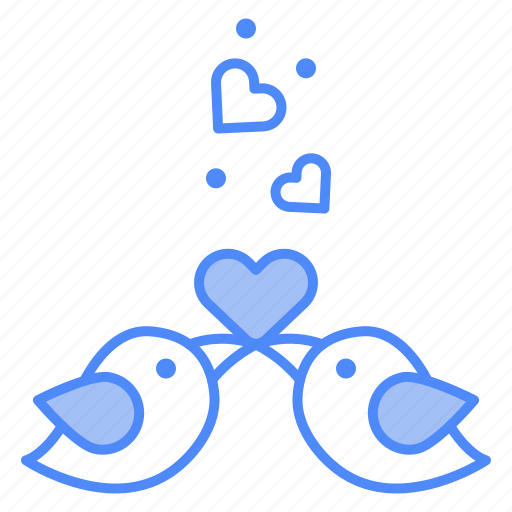 Love, birds, heart, romantic, valentine, days icon - Download on Iconfinder