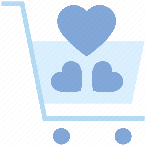 Buy, cart, favorite, heart, shopping cart, trolley, valentine’s day icon - Download on Iconfinder