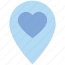 heart, location, love, marker, navigation, pin, valentine’s day