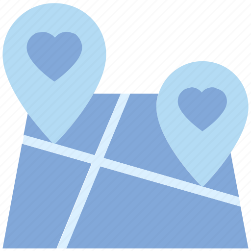 Favorite location, heart, location marker, love pin, map pin, navigation, valentine’s day icon - Download on Iconfinder