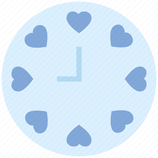 Clock, heart, hour, love, time, valentine’s day icon - Download on Iconfinder