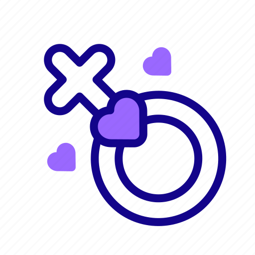 Female, gender, heart, love, valentine day icon - Download on Iconfinder