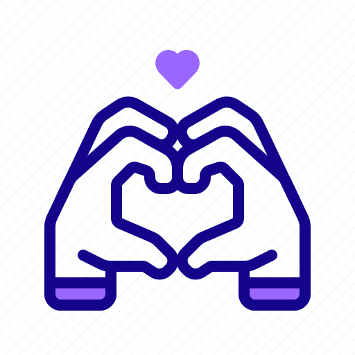 Love gesture, hand, heart, love, valentine day icon - Download on Iconfinder