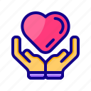 hand, charity, heart, love, valentine day
