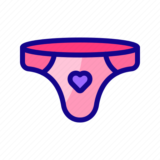 Underwear, underpant, heart, love, valentine day icon - Download on Iconfinder