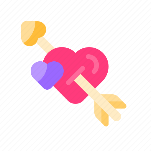 Bow, arrow, heart, love, cupid, valentine day icon - Download on Iconfinder