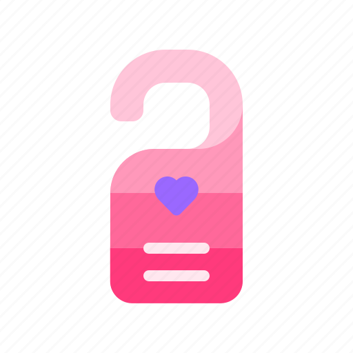 Door, tag, hotel, heart, love, valentine day icon - Download on Iconfinder