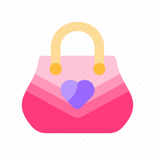 Women, bag, hand, heart, love, valentine day icon - Download on Iconfinder