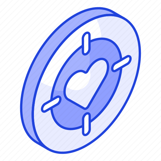 Love, target, goal, aim, heart, focus, romantic icon - Download on Iconfinder