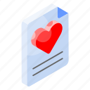 love, letter, communication, page, paper, greetings, valentine