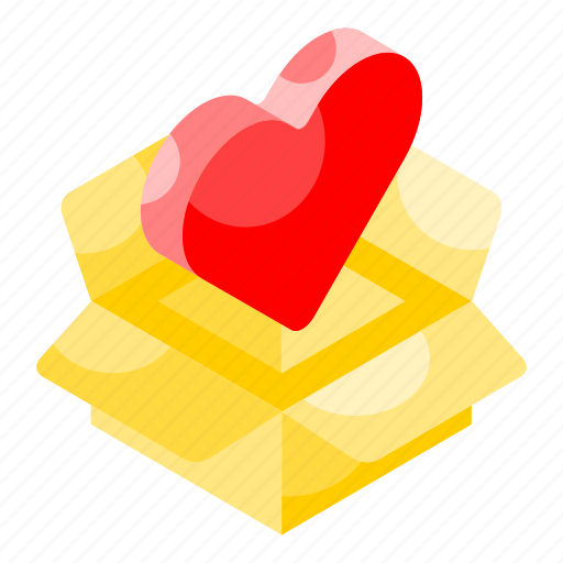 Surprise, valentine, heart, love, affection, passion, present icon - Download on Iconfinder