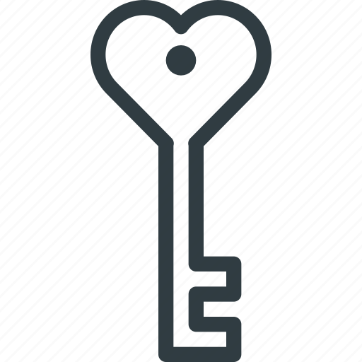 Celebration, day, heart, key, love, romantic, valentines icon - Download on Iconfinder