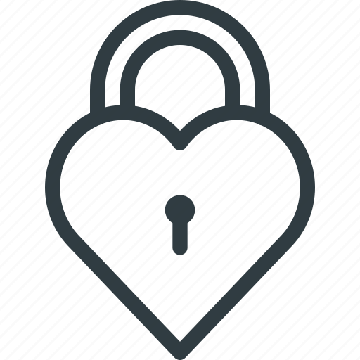 Celebration, day, heart, lock, love, romantic, valentines icon - Download on Iconfinder