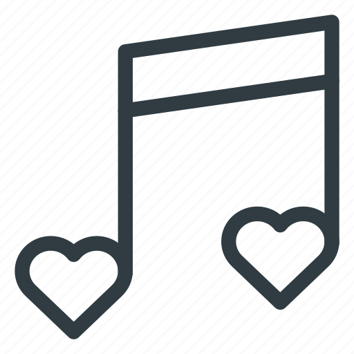 Love, music, sign, song icon - Download on Iconfinder