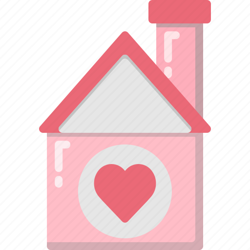 Heart, home, house, love, ressidence, romance, valentines icon - Download on Iconfinder