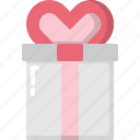 box, gift, heart, holiday, love, romance, valentines