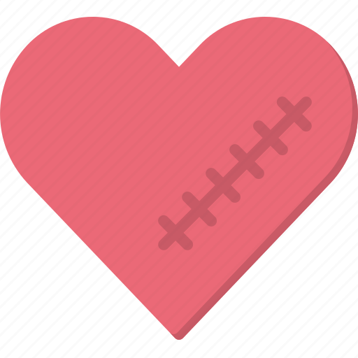 Broken, heart, hurt, love, sad, valentines, wound icon - Download on Iconfinder