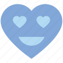 emoji, face, happy, heart, love, valentine’s day 
