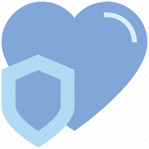 Heart, love, protect, security, shield, valentine’s day icon - Download on Iconfinder