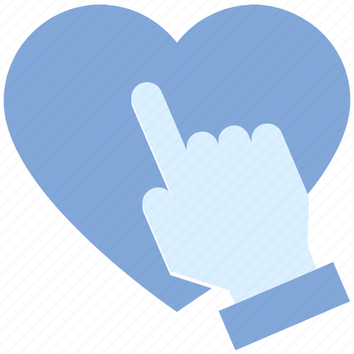 Click, hand, heart, like, love, press, valentine’s day icon - Download on Iconfinder