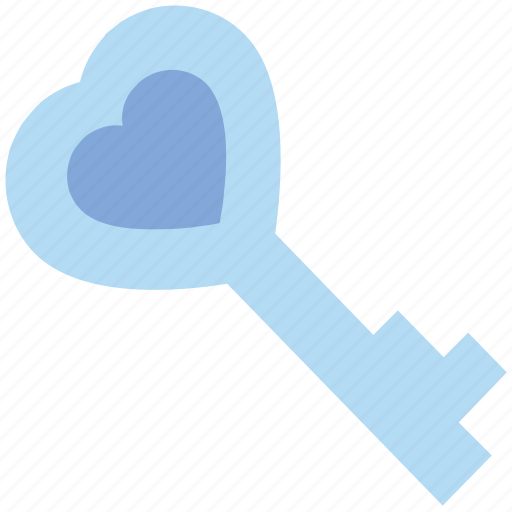 Dating, heart, heart key, key, love, romance, valentine’s day icon - Download on Iconfinder