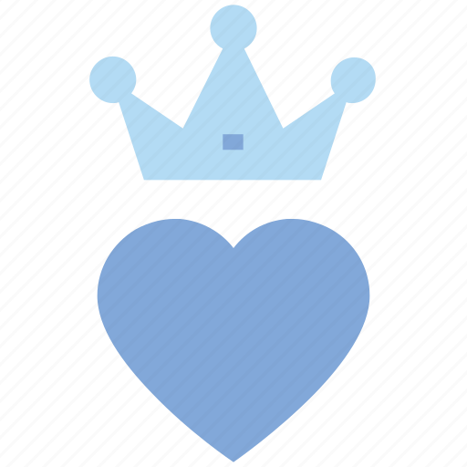 Crown, heart, king, love, queen, royal, valentine’s day icon - Download on Iconfinder