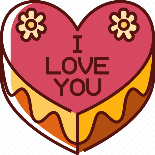 Cake, celebration, dessert, sweet, food, bakery, valentine icon - Download on Iconfinder