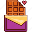 chocolate, sweet, dessert, food, candy, heart, valentine 