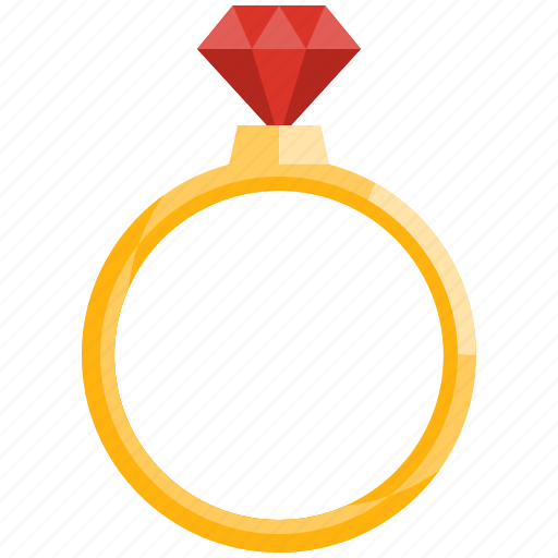 Diamond, ring, diamond ring, wedding ring, wedding, valentine, engagement ring icon - Download on Iconfinder
