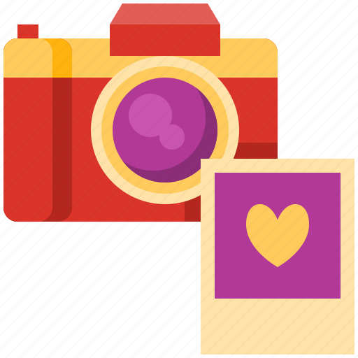 Photo, picture, camera, photography, digital, heart, love icon - Download on Iconfinder