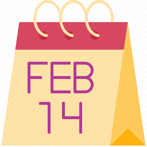 Calendar, date, schedule, event, time, day, valentine icon - Download on Iconfinder