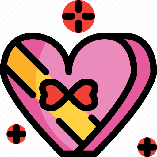 Box, day, gift, heart, shaped, valentines icon - Download on Iconfinder