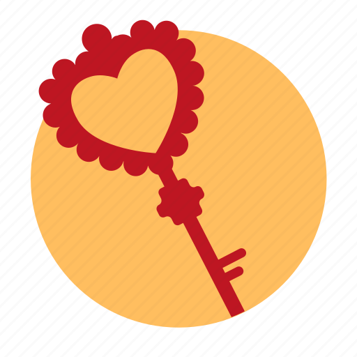 Amorousness, heart, key, love icon - Download on Iconfinder