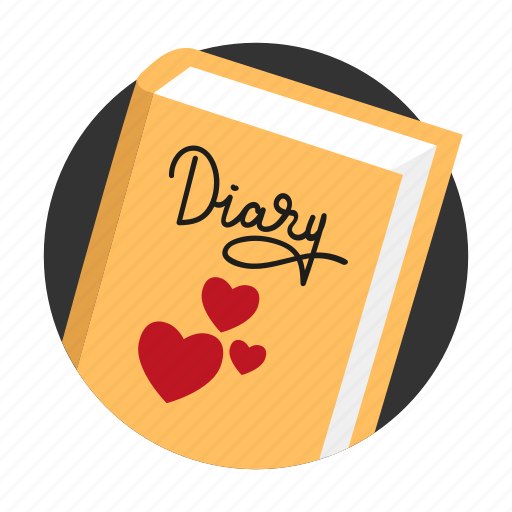 Amorousness, beguin, book, diary, heart, memory, secret icon - Download on Iconfinder