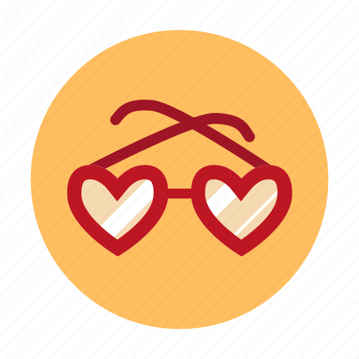 Amorousness, beguin, glasses, heart, heart shaped, heart shaped glasses, love icon - Download on Iconfinder
