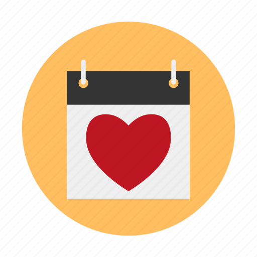 Calendar, date, dating, expectation, heart, love, waiting icon - Download on Iconfinder