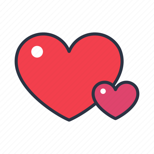 Heart, red, pink, love, valentine, romance, wedding icon - Download on Iconfinder