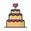 wedding, cake, love, valentine, romantic, sweet, dessert