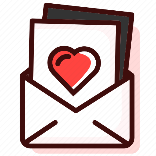 Envelope, heart, letter, email, love, message, romance icon - Download on Iconfinder