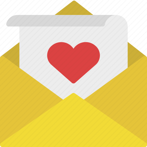 Heart, letter, love, message, romance, valentine, valentine's day icon - Download on Iconfinder