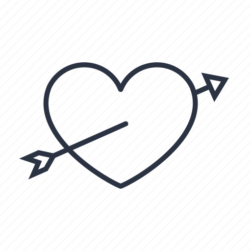 Heart, arrow, love, valentine icon - Download on Iconfinder