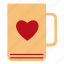 love, mug, valentine 