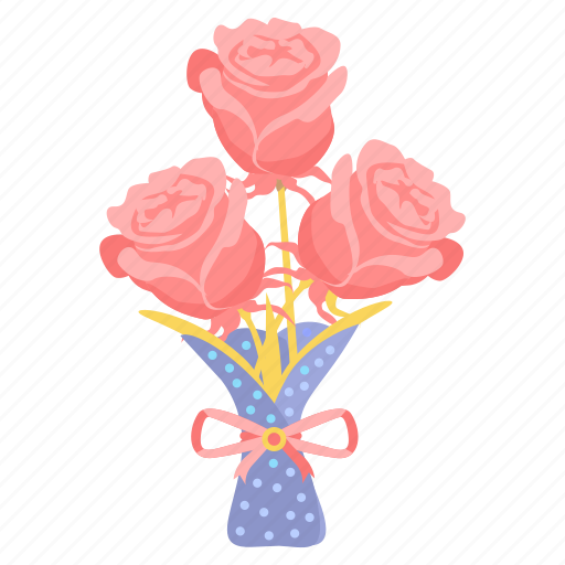 Bunch, day, flowers, love, rose, valentine icon - Download on Iconfinder