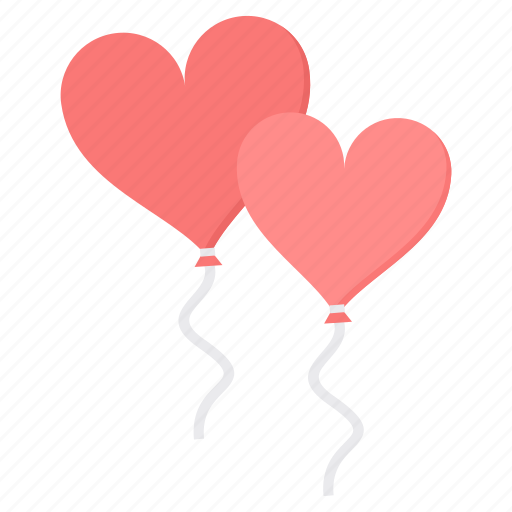 Balloons, heart, love, valentine, balloon, romantic, valentines icon - Download on Iconfinder