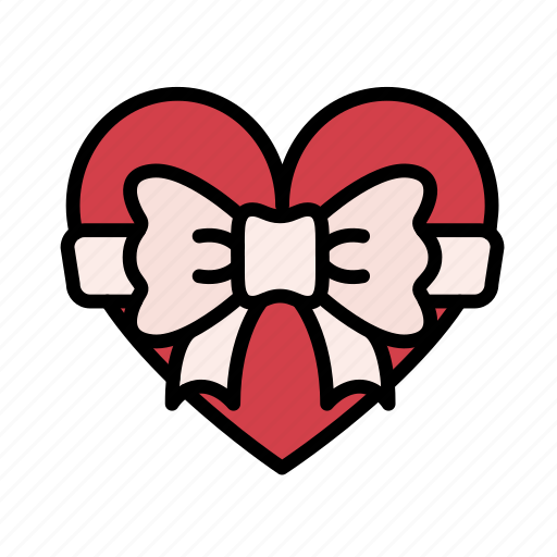 Gift, heart, love, valentine, box, package, present icon - Download on Iconfinder