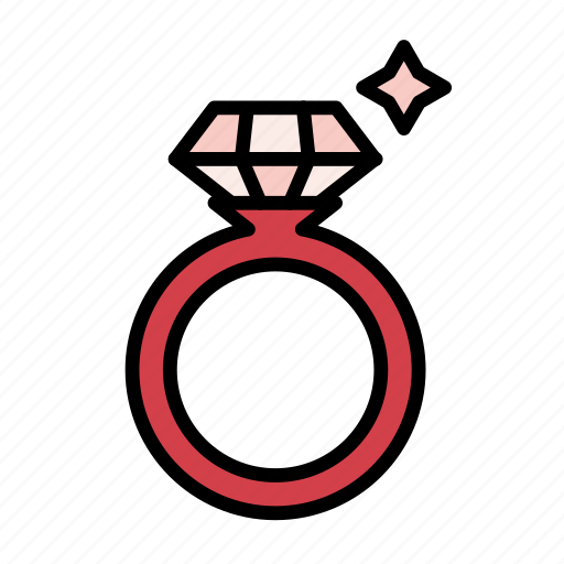 Diamond, gift, love, valentine, date, present, wedding icon - Download on Iconfinder