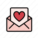 heart, letter, love, valentine, email, message, romance 