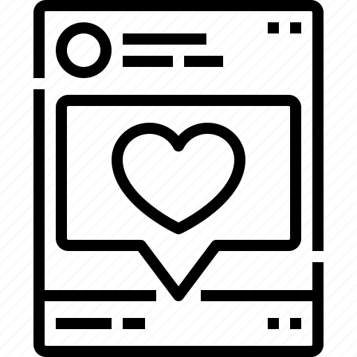 Post, heart, love, romantic, romanticism icon - Download on Iconfinder