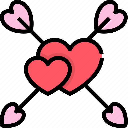 Arrow, cupid, heart, love, romantic, romanticism icon - Download on Iconfinder