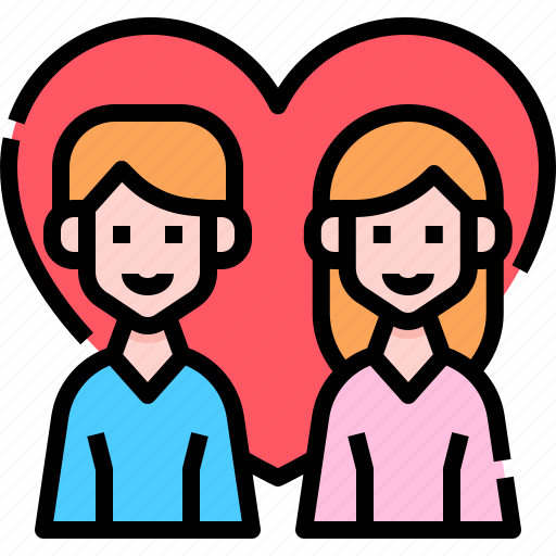 Couple, relationship, heart, love, romantic, romanticism icon - Download on Iconfinder